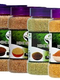 HDC Siridhanya millets Unpolished Organic combo pack of 5 positive millets