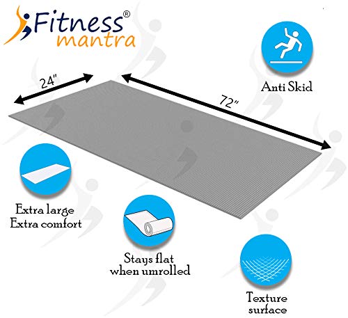 Fitness Mantra® 6mm Yoga Mat